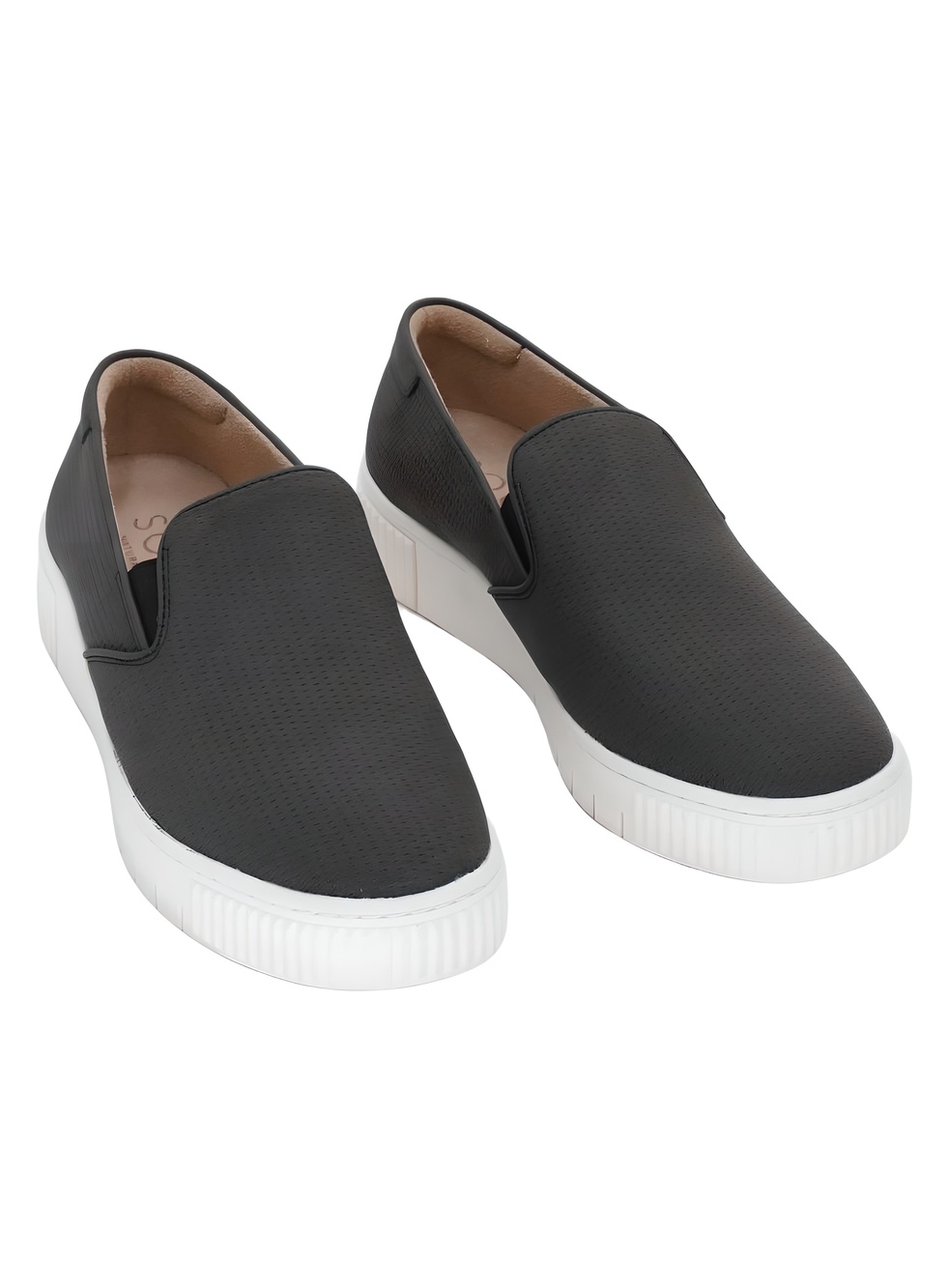 Soul Naturalizer Tia Womens Black Perforated Slip-on Sneakers Size 8.5W
